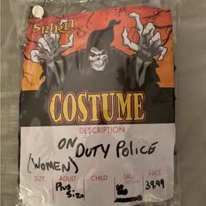 Women’s police costume